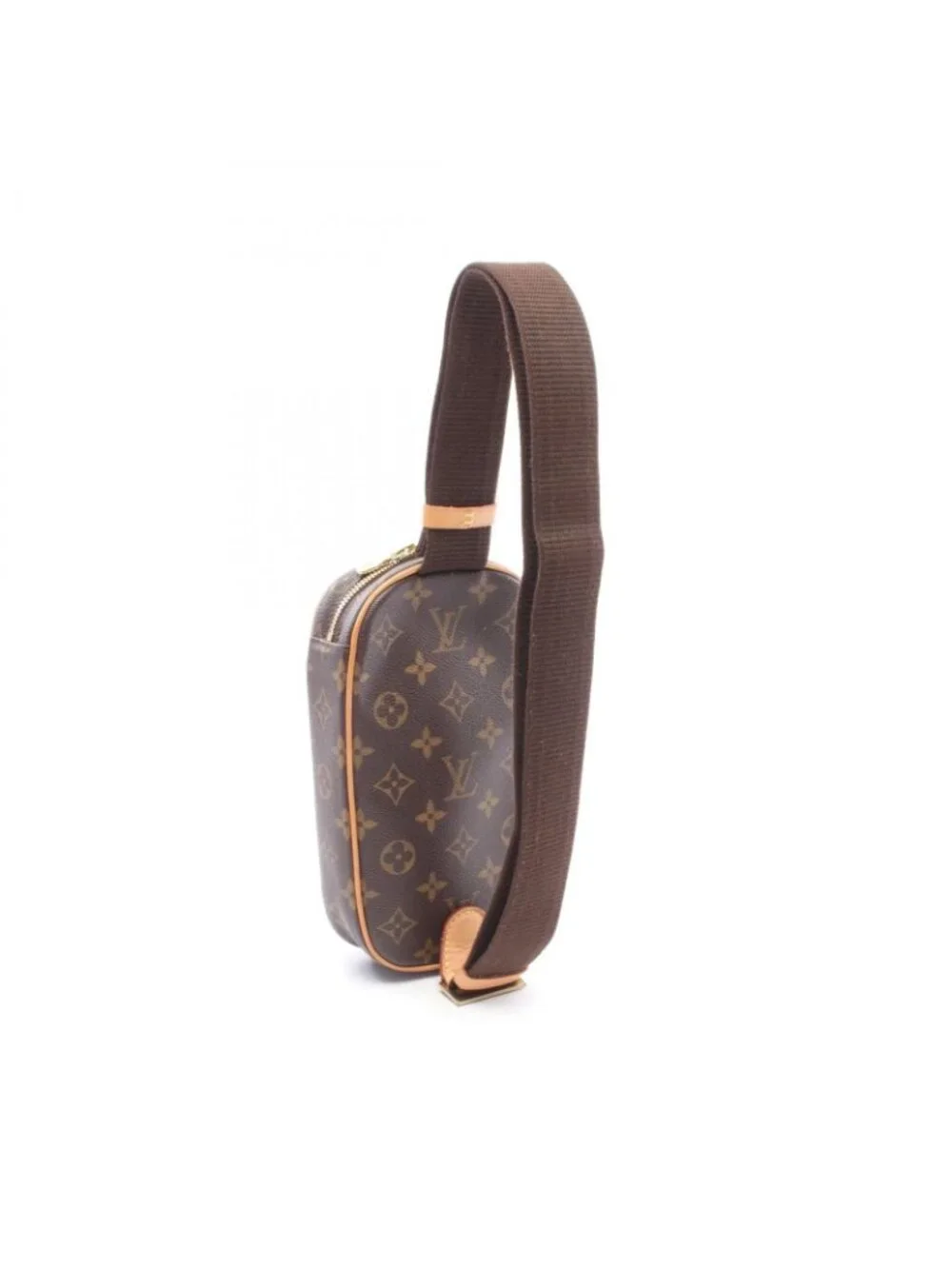Louis Vuitton Waist Bag Pochette Gange Monogram Canvas Leather